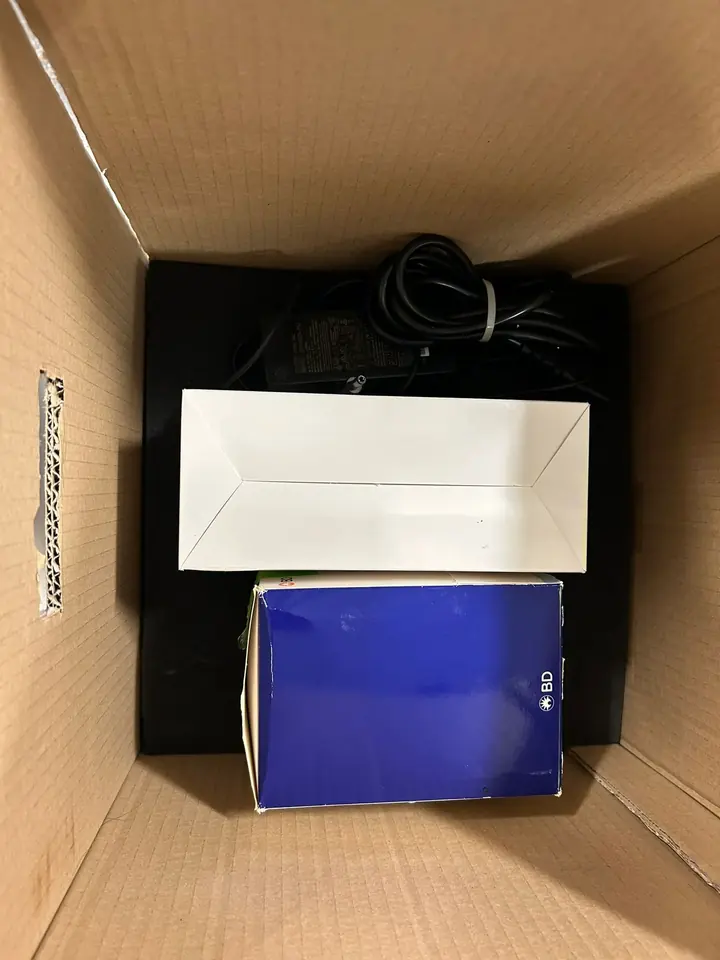 Accessories in the original box