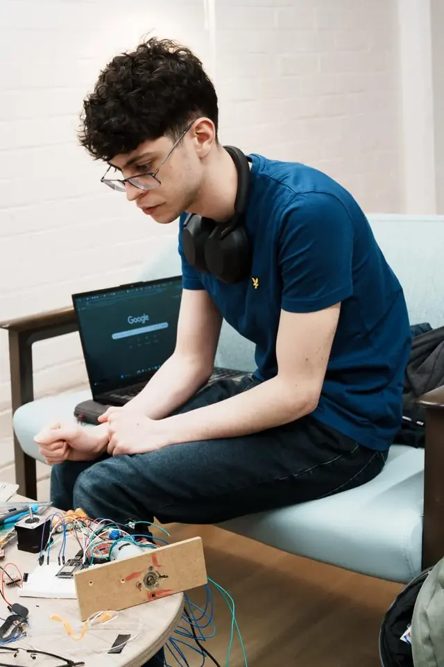 Debugging the electronics on a laptop