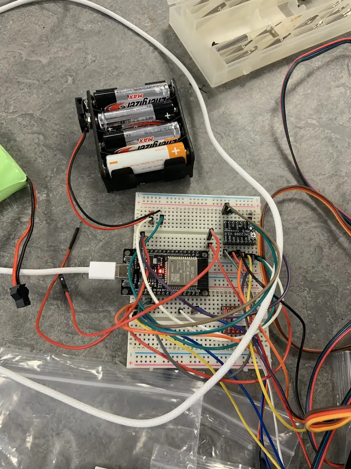 Controller board with battery pack